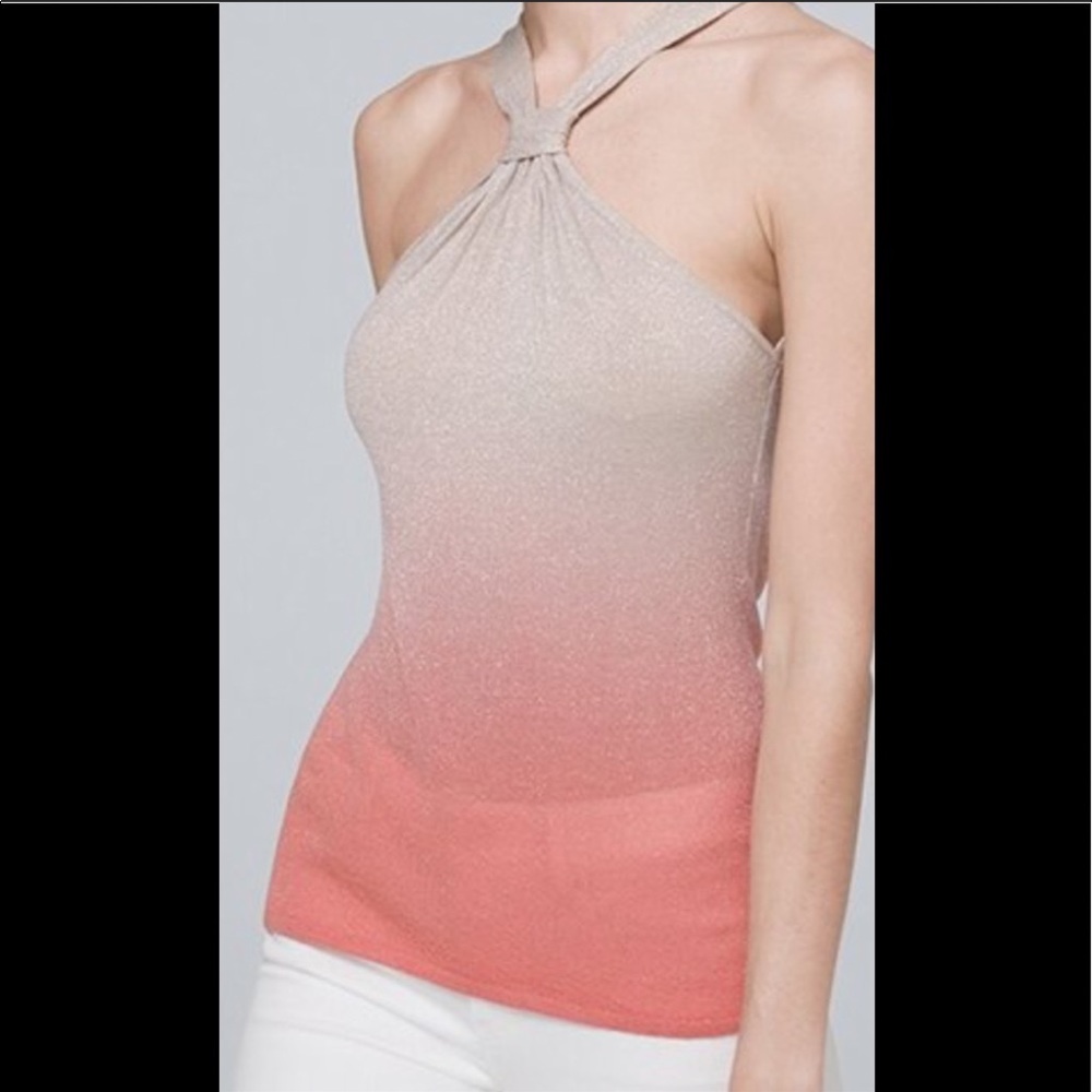 WHBM Halter Top Ombre Large NWOT